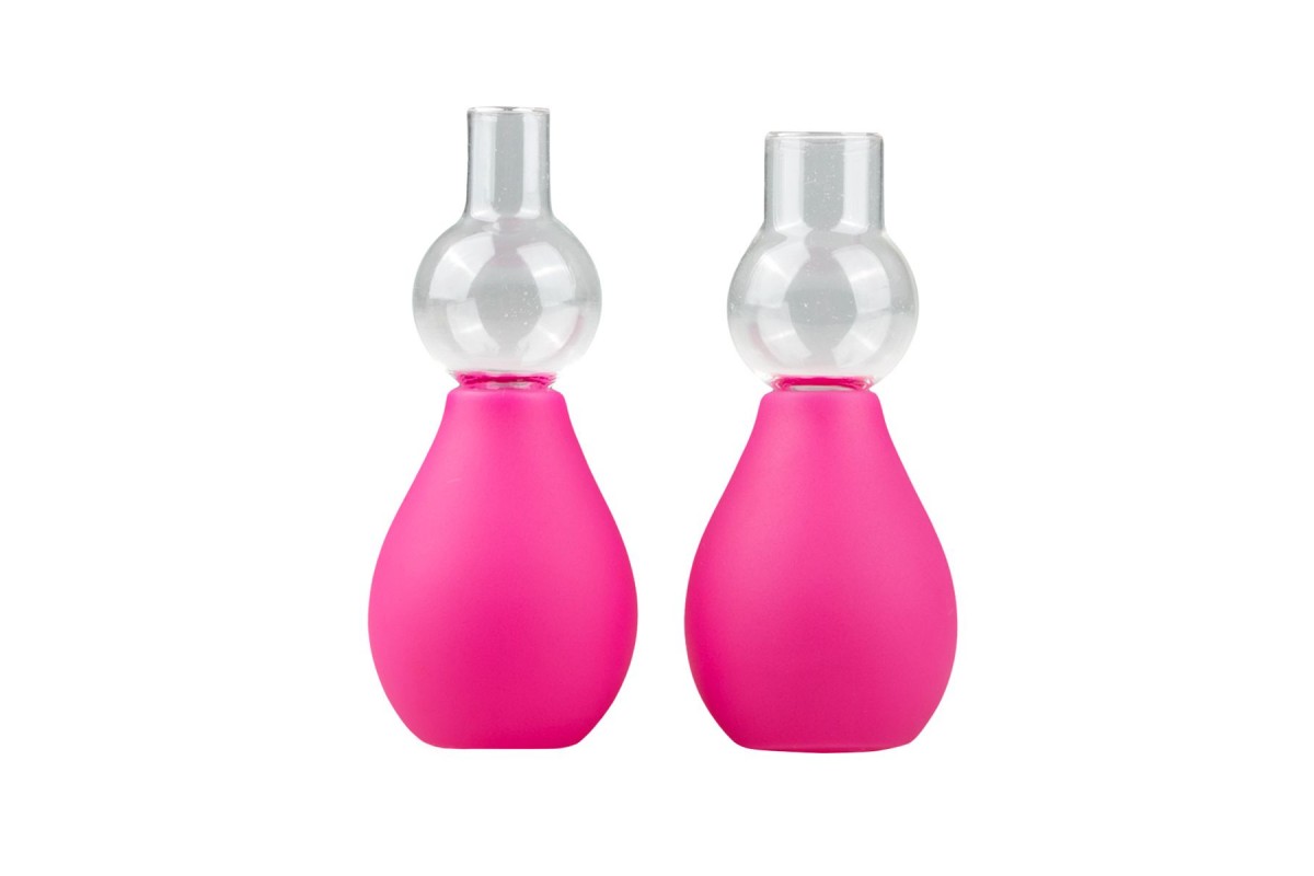 Помпы для сосков Toyfa Nipple Pump Set, голубые 0T-00015444 - TOYFA - Для груди - Купить