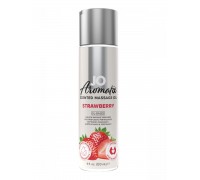 Массажное масло JO Aromatix Massage Oil Strawberry с ароматом клубники - 120 мл.