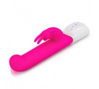 Розовый вибромассажер для G-точки Come hither G-Spot Rabbit - 24,5 см.