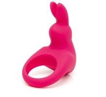 Розовое эрекционное виброкольцо Happy Rabbit Rechargeable Rabbit Cock Ring