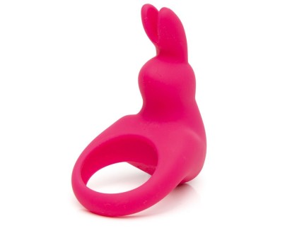 Розовое эрекционное виброкольцо Happy Rabbit Rechargeable Rabbit Cock Ring