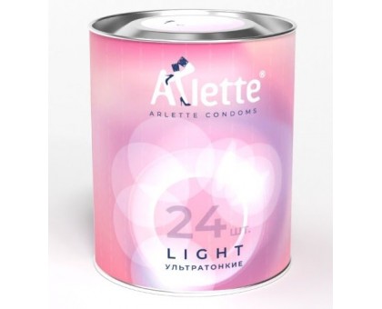 Ультратонкие презервативы Arlette Light - 24 шт.