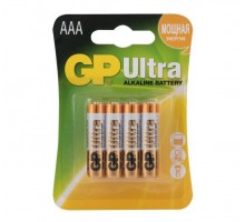 Батарейки алкалиновые GP Ultra Alkaline 24А AАA/LR03 - 4 шт.