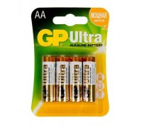 Батарейки алкалиновые GP Ultra Alkaline AA/LR6 - 4 шт.