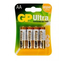 Батарейки алкалиновые GP Ultra Alkaline AA/LR6 - 4 шт.