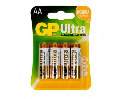 Батарейки алкалиновые GP Ultra Alkaline AA/LR6 - 4 шт.