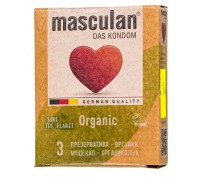 Экологически чистые презервативы Masculan Organic - 3 шт.