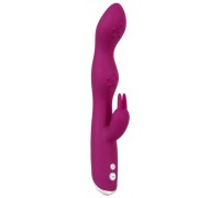 Фиолетовый вибратор A & G-Spot Rabbit Vibrator для стимуляции зон G и A - 23,6 см.