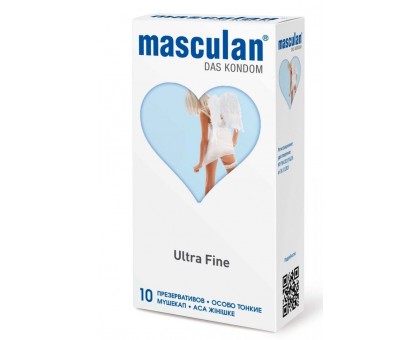 Особо тонкие презервативы Masculan Ultra Fine - 10 шт.