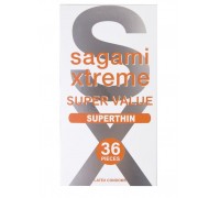 Ультратонкие презервативы Sagami Xtreme Superthin - 36 шт.