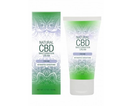 Крем для мастурбации для мужчин Natural CBD Masturbation Cream For Him - 50 мл.