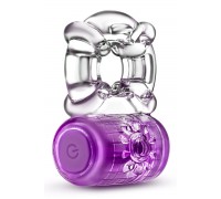 Фиолетовое эрекционное виброкольцо One Night Stand Vibrating C-Ring