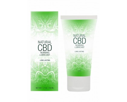 Лубрикант с пролонгирующим эффектом Natural CBD Numbing Lubricant - 50 мл.