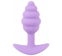 Фиолетовая анальная втулка Mini Butt Plug - 7,5 см.