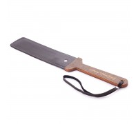 Гибкий пэддл из натуральной кожи и дерева - 37 см.