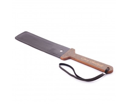 Гибкий пэддл из натуральной кожи и дерева - 37 см.