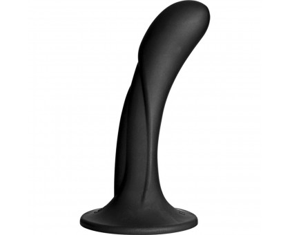 Черная изогнутая насадка Vac-U-Lock G-Spot - 16,5 см.