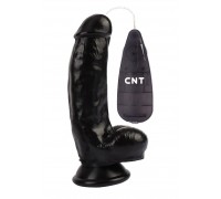 Черный вибратор-реалистик 6.9   Stud Realistic Dildo - 17,5 см.