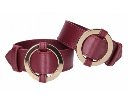 Бордовые наручники Halo Wrist & Ankle Cuffs