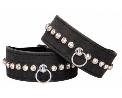 Черные поножи Diamond Studded Ankle Cuffs