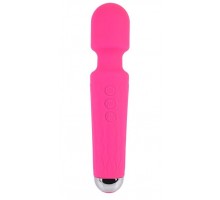 Розовый жезловый вибратор Wacko Touch Massager - 20,3 см.