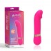 Розовый мини-вибратор с загнутой головкой Dildo Vibe - 11,7 см.