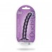 Фиолетовый фаллоимитатор Beaded G-Spot - 17 см.