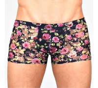 Мужские сетчатые трусы-боксеры с розами Rose Boxer