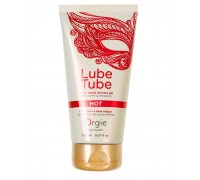 Интимный гель на водной основе Lube Tube Hot с разогревающим эффектом - 150 мл.