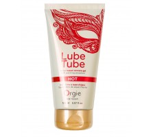 Интимный гель на водной основе Lube Tube Hot с разогревающим эффектом - 150 мл.