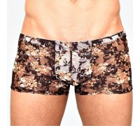 Мужские сетчатые боксеры с бежевыми розами Rose Boxer