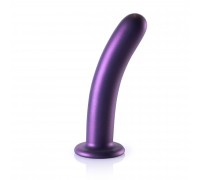 Фиолетовый фаллоимитатор Smooth G-Spot - 17,7 см.