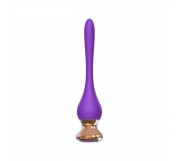 Фиолетовый вибромассажер Nipple Vibrator - 14,5 см.