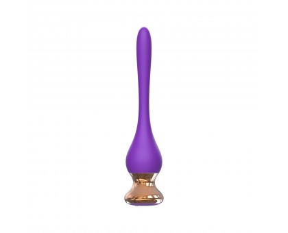 Фиолетовый вибромассажер Nipple Vibrator - 14,5 см.