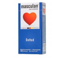 Презервативы с пупырышками Masculan Dotted - 10 шт.