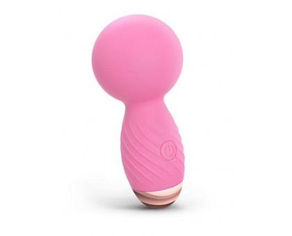 Розовый мини-wand вибратор Itsy Bitsy Mini Wand Vibrator