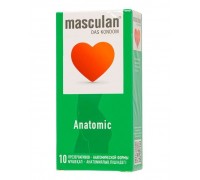 Презервативы анатомической формы Masculan Anatomic - 10 шт.