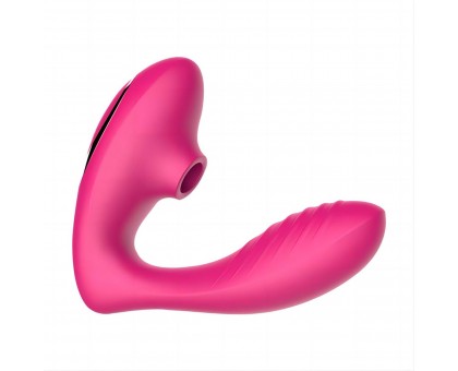 Розовый вибромассажер Clitoral Sucking Vibrator OG для стимуляции клитора и точки G