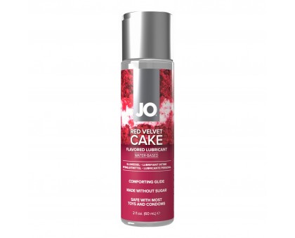 Лубрикант на водной основе JO H2O Red Velvet Cake Flavored Lubricant - 60 мл.