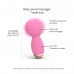 Розовый мини-wand вибратор Itsy Bitsy Mini Wand Vibrator