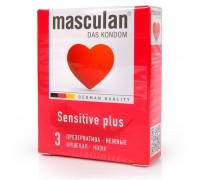 Презервативы Masculan Sensitive plus - 3 шт.