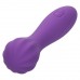 Фиолетовый вибромассажер Stella Liquid Silicone “O” Wand - 17,75 см.