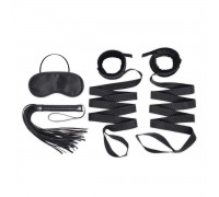 Эротический набор 4PC Bondage Bed Strap & Flogger Kit