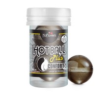 Анальный лубрикант на масляной основе Hot Ball Plus Conforto (2 шарика по 3 гр.)