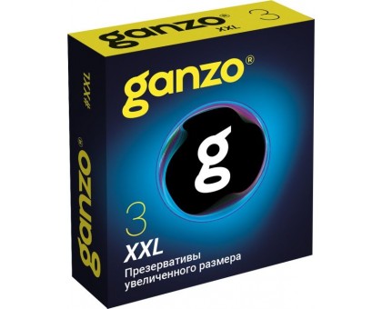 Презервативы увеличенного размера Ganzo XXL - 3 шт.