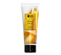 Лубрикант на водной основе OYO Aroma Gel Banana с ароматом банана - 75 мл.