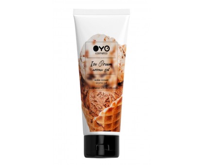 Лубрикант на водной основе OYO Aroma Gel Ice Cream с ароматом пломбира - 75 мл.