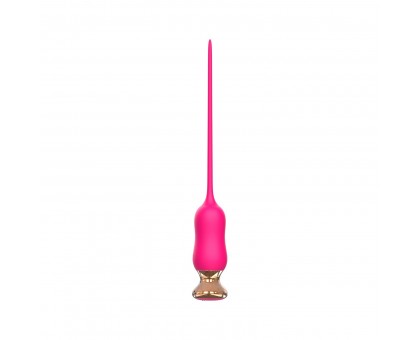 Розовый тонкий стимулятор Nipple Vibrator - 23 см.