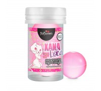 Лубрикант на силиконовой основе с эффектом вибрации Xana Loka Hot Ball (2 шарика по 3 гр.)