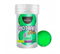 Лубрикант на силиконовой основе Hot Ball Plus с покалывающим эффектом (2 шарика по 3 гр.)